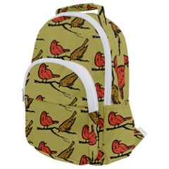 Bird Animal Nature Wild Wildlife Rounded Multi Pocket Backpack