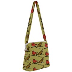 Bird Animal Nature Wild Wildlife Zipper Messenger Bag by HermanTelo