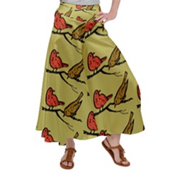 Bird Animal Nature Wild Wildlife Satin Palazzo Pants