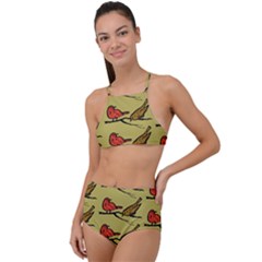 Bird Animal Nature Wild Wildlife High Waist Tankini Set