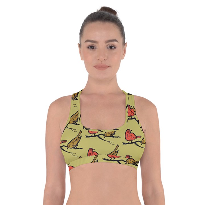 Bird Animal Nature Wild Wildlife Cross Back Sports Bra