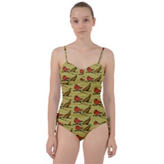 Bird Animal Nature Wild Wildlife Sweetheart Tankini Set