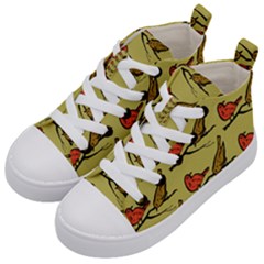 Bird Animal Nature Wild Wildlife Kids  Mid-top Canvas Sneakers