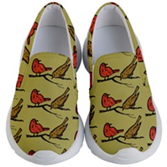 Bird Animal Nature Wild Wildlife Kids  Lightweight Slip Ons by HermanTelo