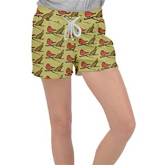 Bird Animal Nature Wild Wildlife Women s Velour Lounge Shorts