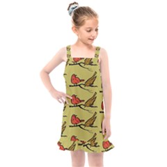 Bird Animal Nature Wild Wildlife Kids  Overall Dress