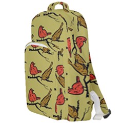 Bird Animal Nature Wild Wildlife Double Compartment Backpack by HermanTelo