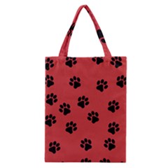 Paw Prints Background Animal Classic Tote Bag