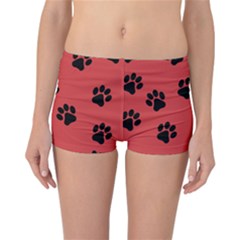 Paw Prints Background Animal Reversible Boyleg Bikini Bottoms