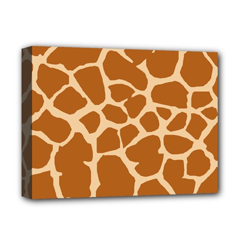 Giraffe Skin Pattern Deluxe Canvas 16  X 12  (stretched) 