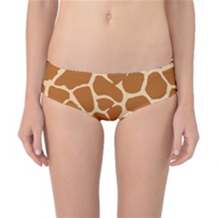 Giraffe Skin Pattern Classic Bikini Bottoms by HermanTelo