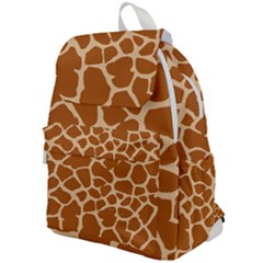 Giraffe Skin Pattern Top Flap Backpack