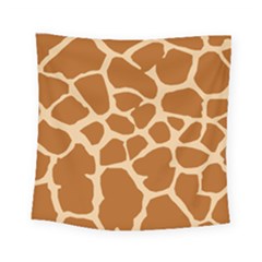 Giraffe Skin Pattern Square Tapestry (small)