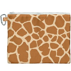 Giraffe Skin Pattern Canvas Cosmetic Bag (xxxl)