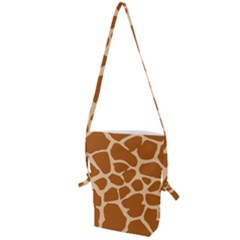 Giraffe Skin Pattern Folding Shoulder Bag by HermanTelo