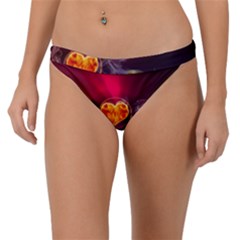 Flame Heart Smoke Love Fire Band Bikini Bottom