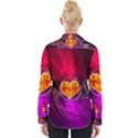 Flame Heart Smoke Love Fire Womens Long Sleeve Shirt View2