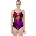 Flame Heart Smoke Love Fire Cut Out Top Tankini Set View1