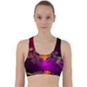 Flame Heart Smoke Love Fire Back Weave Sports Bra View1