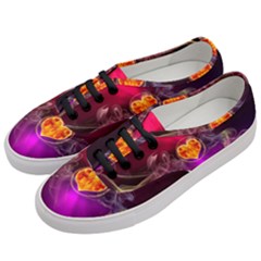 Flame Heart Smoke Love Fire Women s Classic Low Top Sneakers by HermanTelo