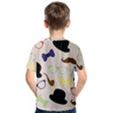 Moustache Hat Bowler Kids  Cotton Tee View2