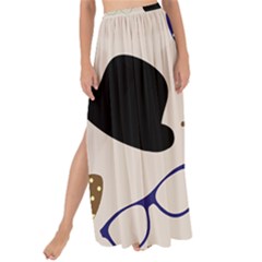 Moustache Hat Bowler Maxi Chiffon Tie-up Sarong