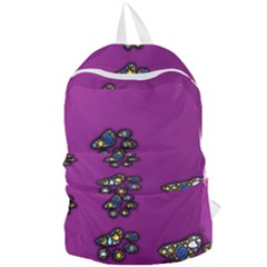 Footprints Paw Animal Track Foot Foldable Lightweight Backpack