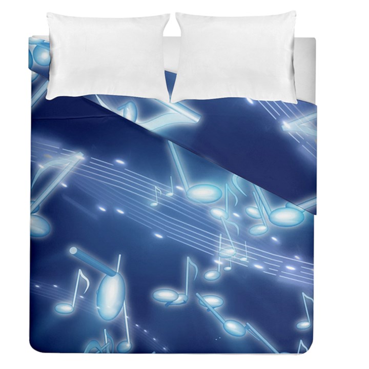 Music Sound Musical Love Melody Duvet Cover Double Side (Queen Size)