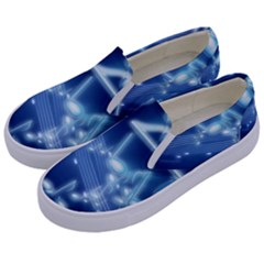 Music Sound Musical Love Melody Kids  Canvas Slip Ons