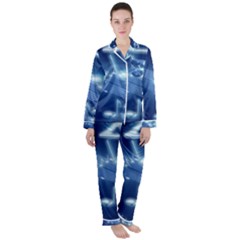 Music Sound Musical Love Melody Satin Long Sleeve Pyjamas Set