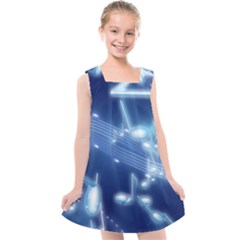 Music Sound Musical Love Melody Kids  Cross Back Dress