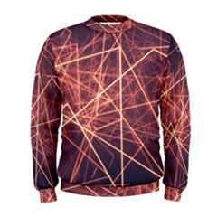 Light Fiber Black Fractal Art Men s Sweatshirt by HermanTelo