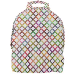 Grid Colorful Multicolored Square Mini Full Print Backpack by HermanTelo