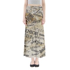 Graduation School Celebration Full Length Maxi Skirt