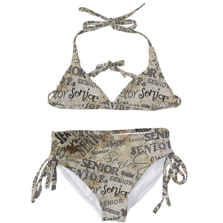 Graduation School Celebration Kids  Classic Bikini Set