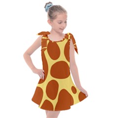 Seamless Tile Skin Background Kids  Tie Up Tunic Dress