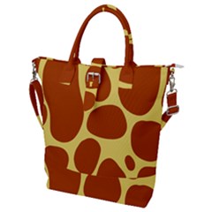 Seamless Tile Skin Background Buckle Top Tote Bag