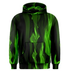 Smoke Flame Abstract Green Men s Pullover Hoodie