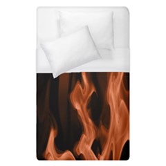 Smoke Flame Abstract Orange Red Duvet Cover (single Size)