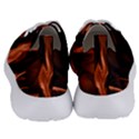 Smoke Flame Abstract Orange Red Women s Lightweight Sports Shoes View4