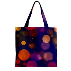 Seamless Pattern Design Tiling Zipper Grocery Tote Bag