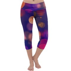 Seamless Pattern Design Tiling Capri Yoga Leggings