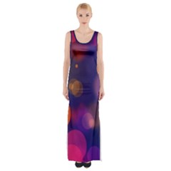 Seamless Pattern Design Tiling Maxi Thigh Split Dress