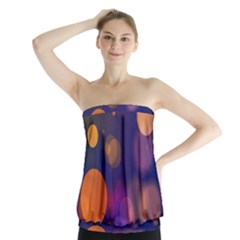 Seamless Pattern Design Tiling Strapless Top