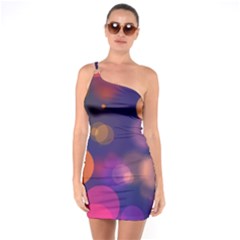 Seamless Pattern Design Tiling One Soulder Bodycon Dress by HermanTelo