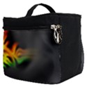 Smoke Rainbow Abstract Fractal Make Up Travel Bag (Small) View2