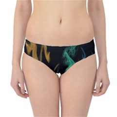 Smoke Rainbow Colors Colorful Fire Hipster Bikini Bottoms