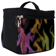 Smoke Rainbow Colors Colorful Fire Make Up Travel Bag (big)