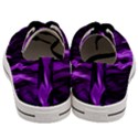 Smoke Flame Abstract Purple Men s Low Top Canvas Sneakers View4