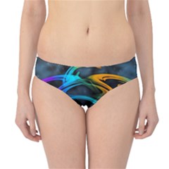 Rainbow Fractal Clouds Stars Hipster Bikini Bottoms